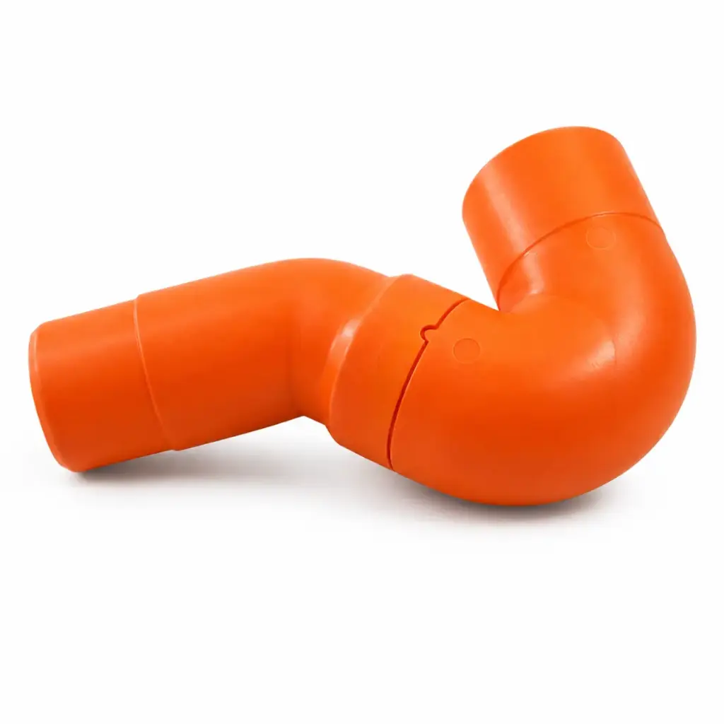 SIFON CORTO REFORZADO DE PVC PARA AGUA SERVIDA 50 MM (2") REF. C371018 NARANJA MARCA UNITECA