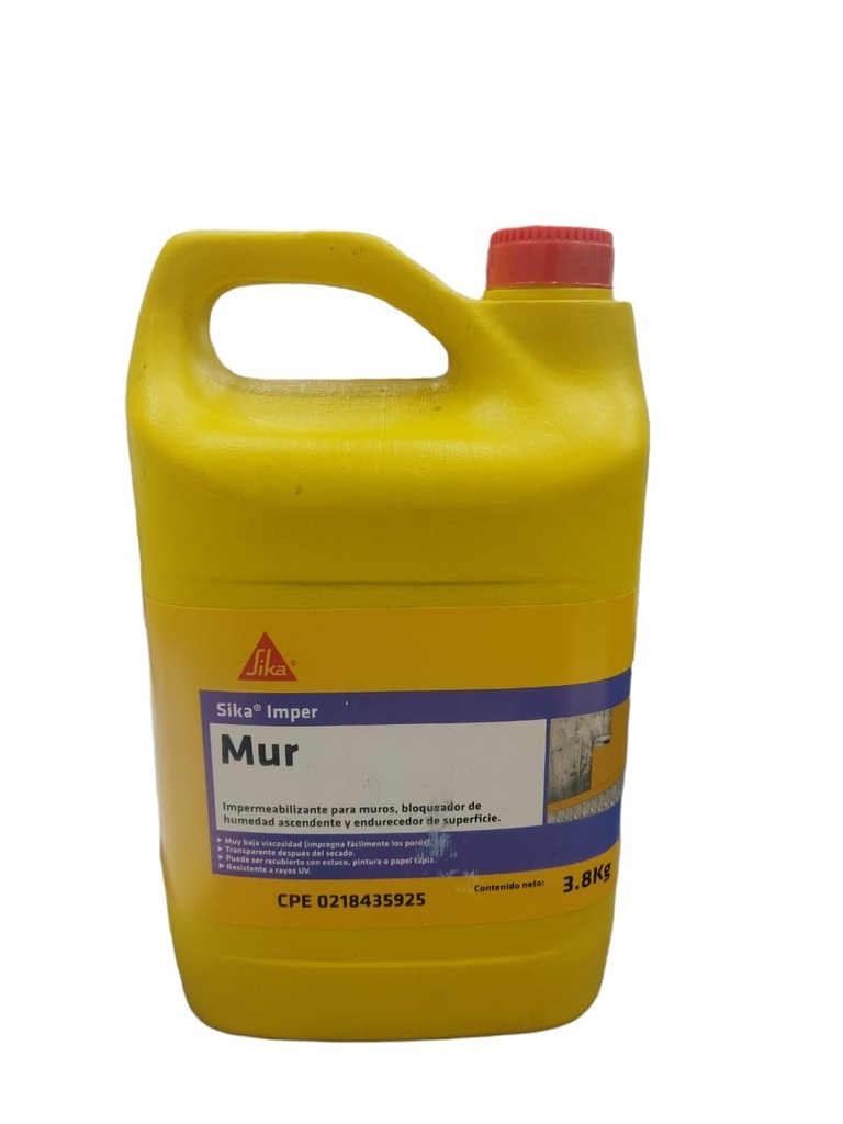 SIKA IMPER MUR IMPERMEABILIZANTE PARA MUROS, BLOQUEADOR DE HUMEDAD 1 GL REF. 110501 MARCA SIKA