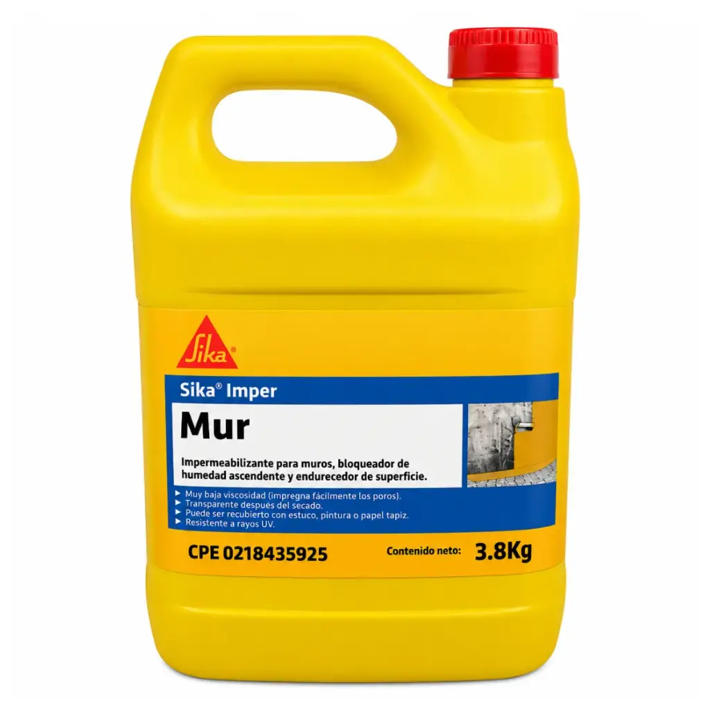 SIKA IMPERMUR IMPERMEABILIZANTE PARA MUROS, BLOQUEADOR DE HUMEDAD 1 GL REF. 110501 MARCA SIKA