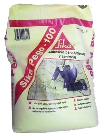 SIKAPEGO 100 SACO 10 KGS COLOR GRIS REF. 125363 MARCA SIKA