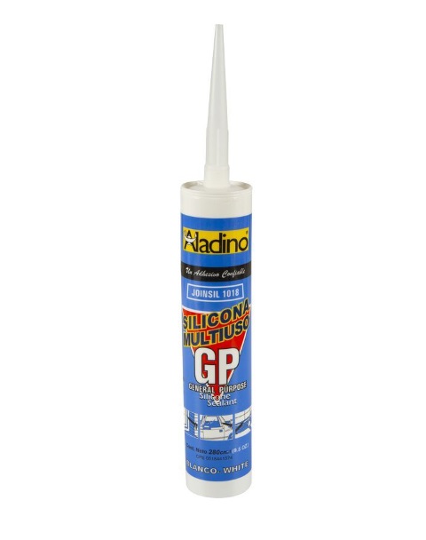 SILICON BLANCO CARTUCHO DE 280 ML MULTIUSO REF. CA02 COD 011187 MARCA ALADINO