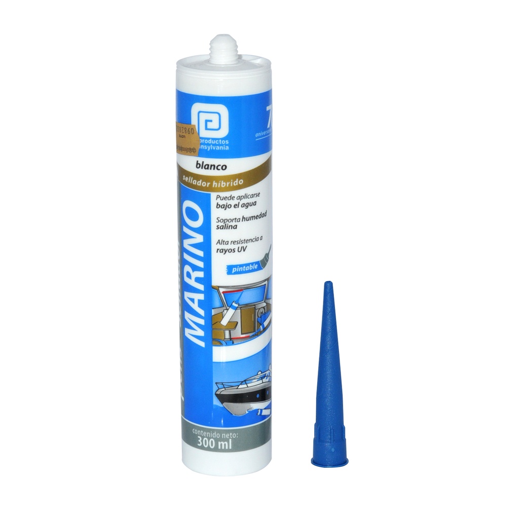 SELLADOR HIBRIDO BLANCO CARTUCHO DE 300 ML MARINO REF. PENMAR01 COD. 125492 MARCA PENNSYLVANIA