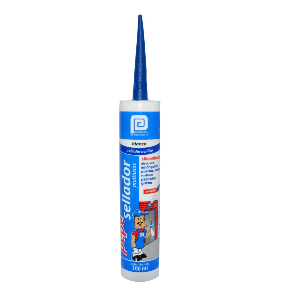 SELLADOR ACRILICO BLANCO CARTUCHO DE 300ML REF. SAC6B30 COD. 111501 MARCA PENNSYLVANIA