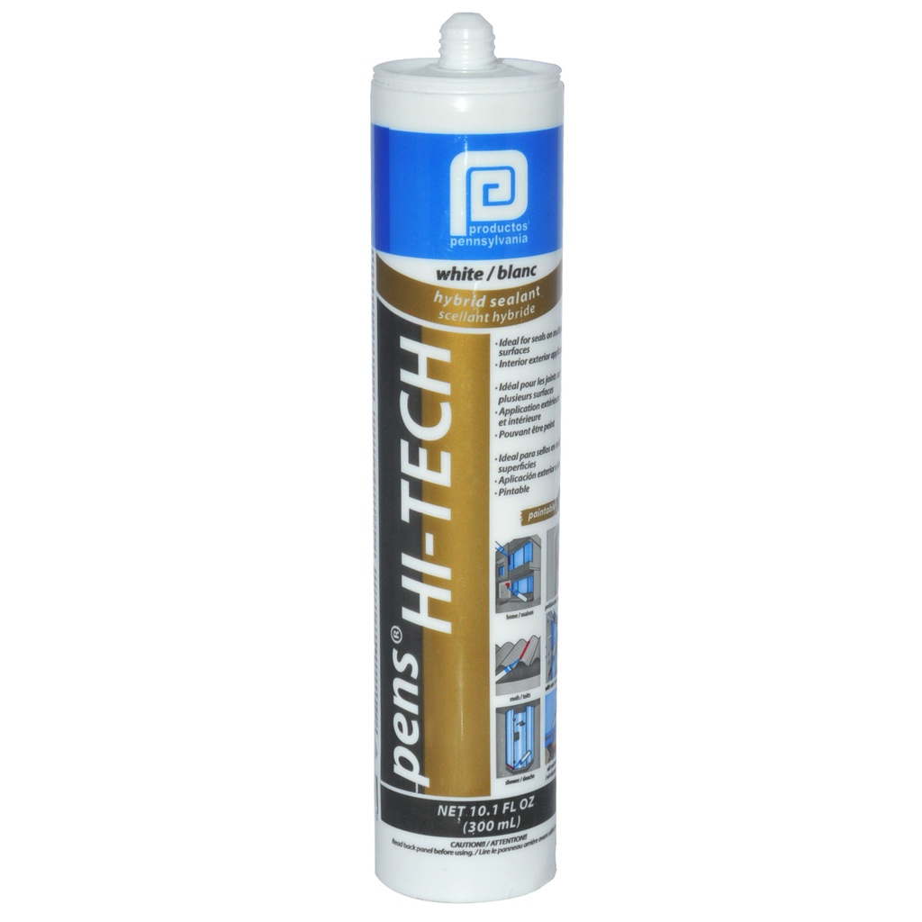 SELLADOR HIBRIDO BLANCO CARTUCHO DE 300 ML HI-TECH REF. SHI1B30 COD. 100093 MARCA PENNSYLVANIA