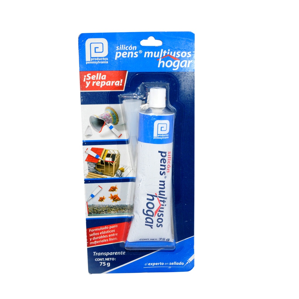 SILICON TRANSLUCIDO TUBO DE 75 G REF. SS12T13 COD. 983236 MARCA PENNSYLVANIA