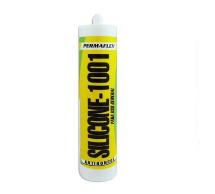 SILICONE ANTIHONGO USO GENERAL 300 ML TRANSPARENTE MARCA PERMAFLEX