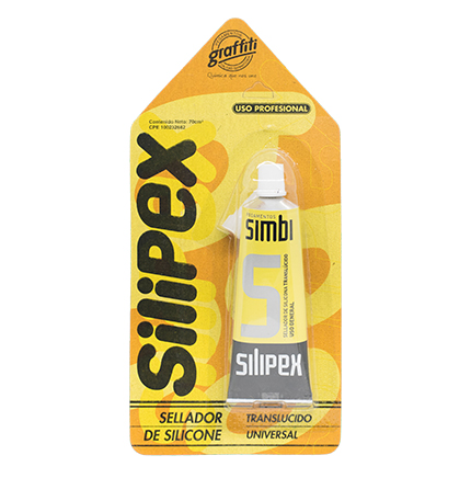 SILICON TRANSLUCIDO TUBO DE 70 ML G70T COD. 010004 REF. 1020102054 / 1020102064 MARCA SILIPEX