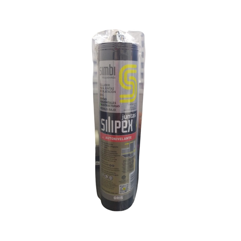 SELLADOR PARA JUNTAS DE DILATACION GRIS AUTONIVELANTE 280 ML REF. 1003014 / 001713 MARCA SILIPEX