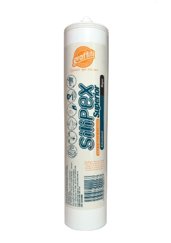 SILICON NEUTRAL NEGRO ESTRUCTURAL CARTUCHO DE 280 ML COD. 403014 REF. 1020403014 MARCA SILIPEX