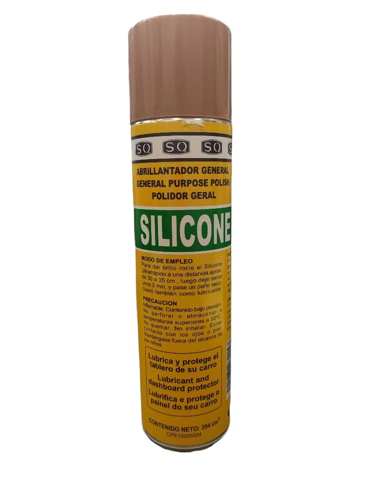 SQ SILICONE ABRILLANTADOR 354 CC ( CARRO NUEVO ) REF. SQALAF97 COD. 070153 MARCA SQ