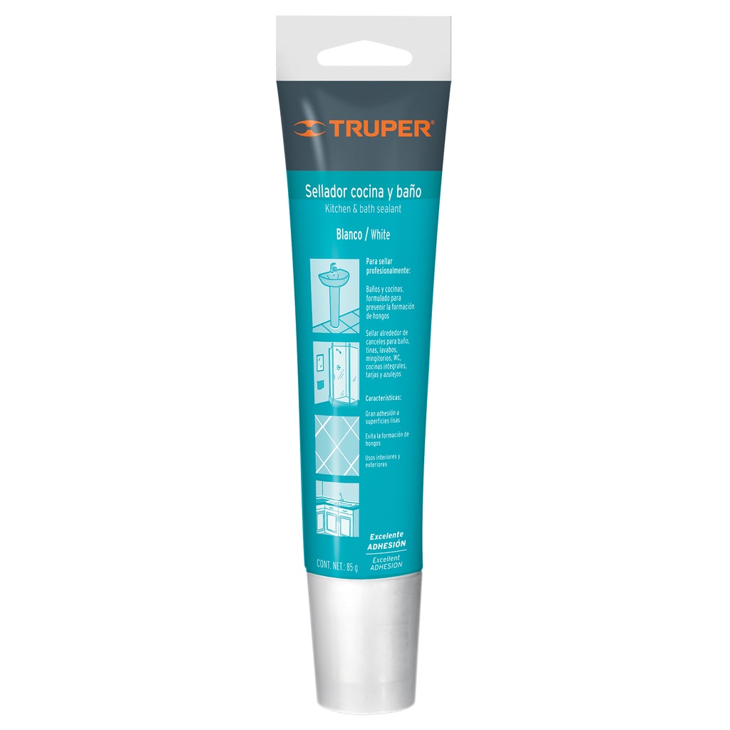 SILICON TRANSPARENTE 85 GR MOD. SIL-85BCT REF. 18567 MARCA TRUPER