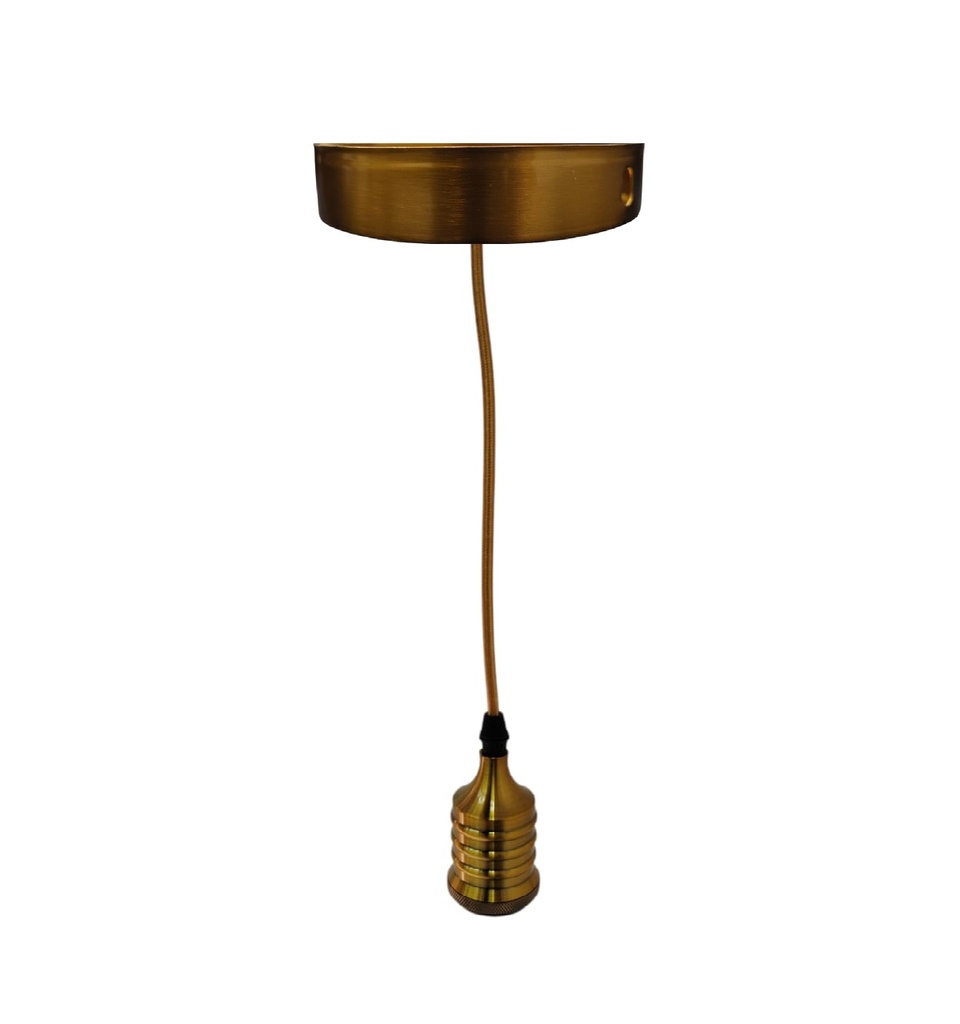 SOCATE DECORATIVO E27 COLOR DORADO REF. LUM07185 / 004691 HEA LIGHT