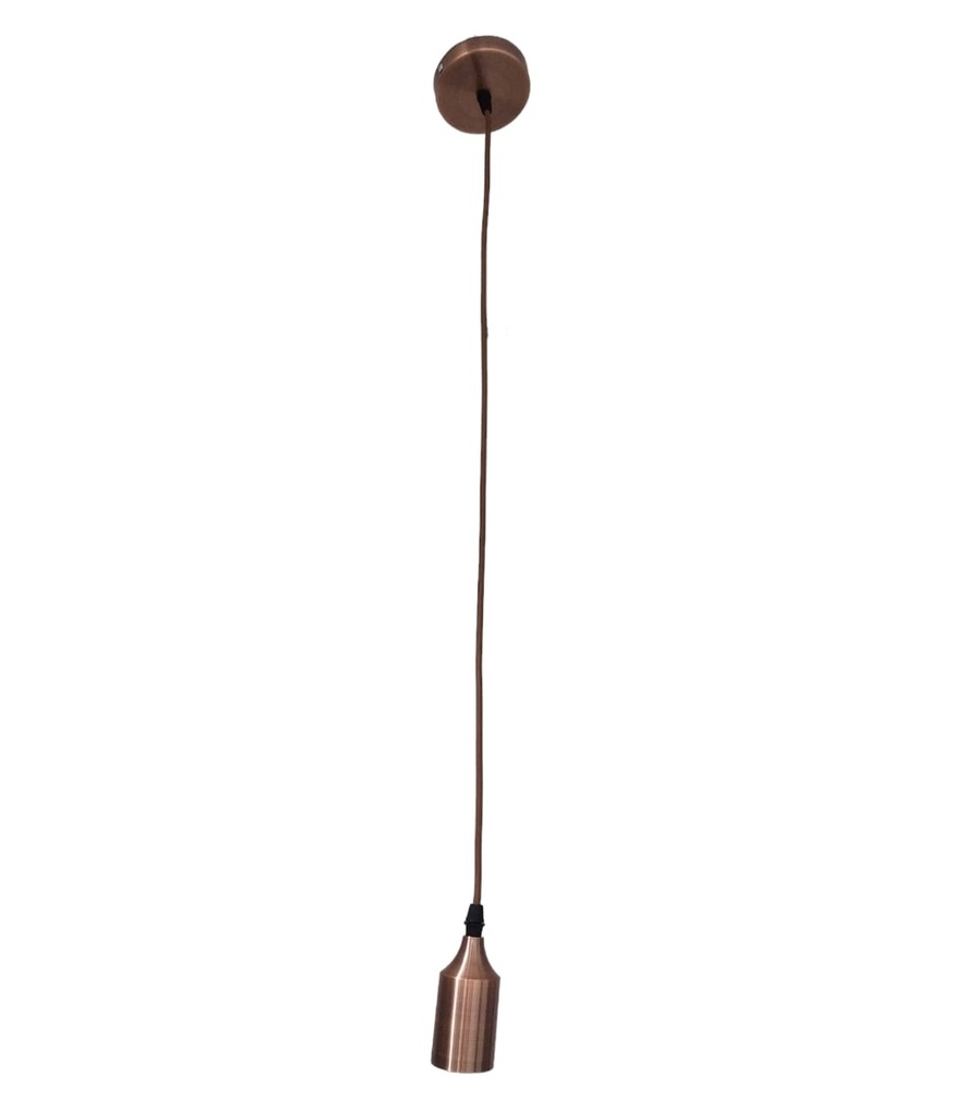 SOCATE DECORATIVO E27 COLOR ROSE BRONCE REF. LUM07189 / 004738 HEA LIGHT