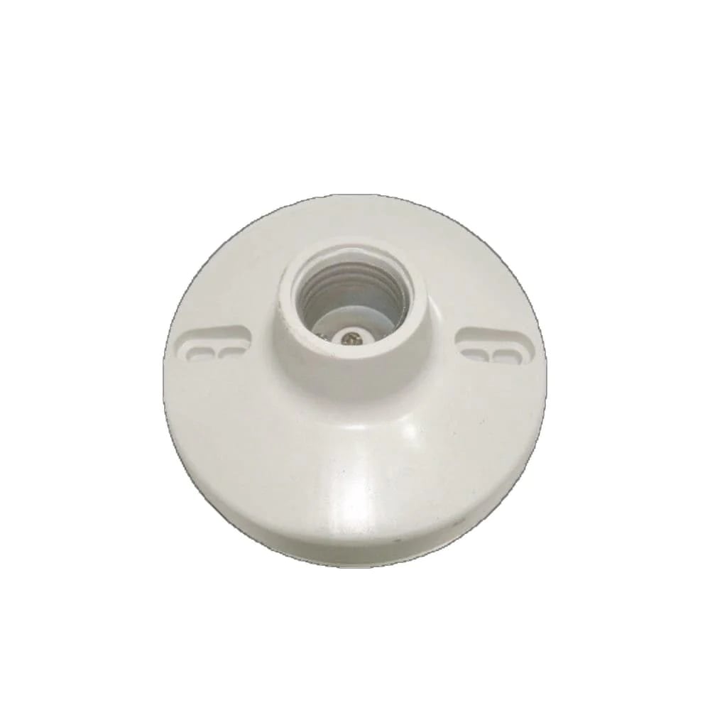 SOCATE / RECEPTACULO PLASTICO BLANCO 4" E27 110 - 130 V REF. SCTS-66 MARCA SEMILIC