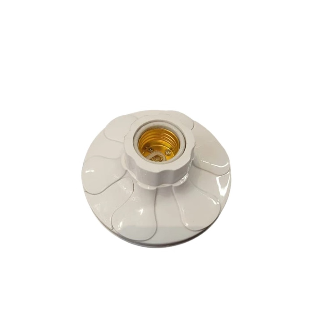 SOCATE DE BAKELITA + SOCATE DE PORCELANA ROSCA E-27 110V / 250V REF. SCTS-18 MARCA SEMILIC