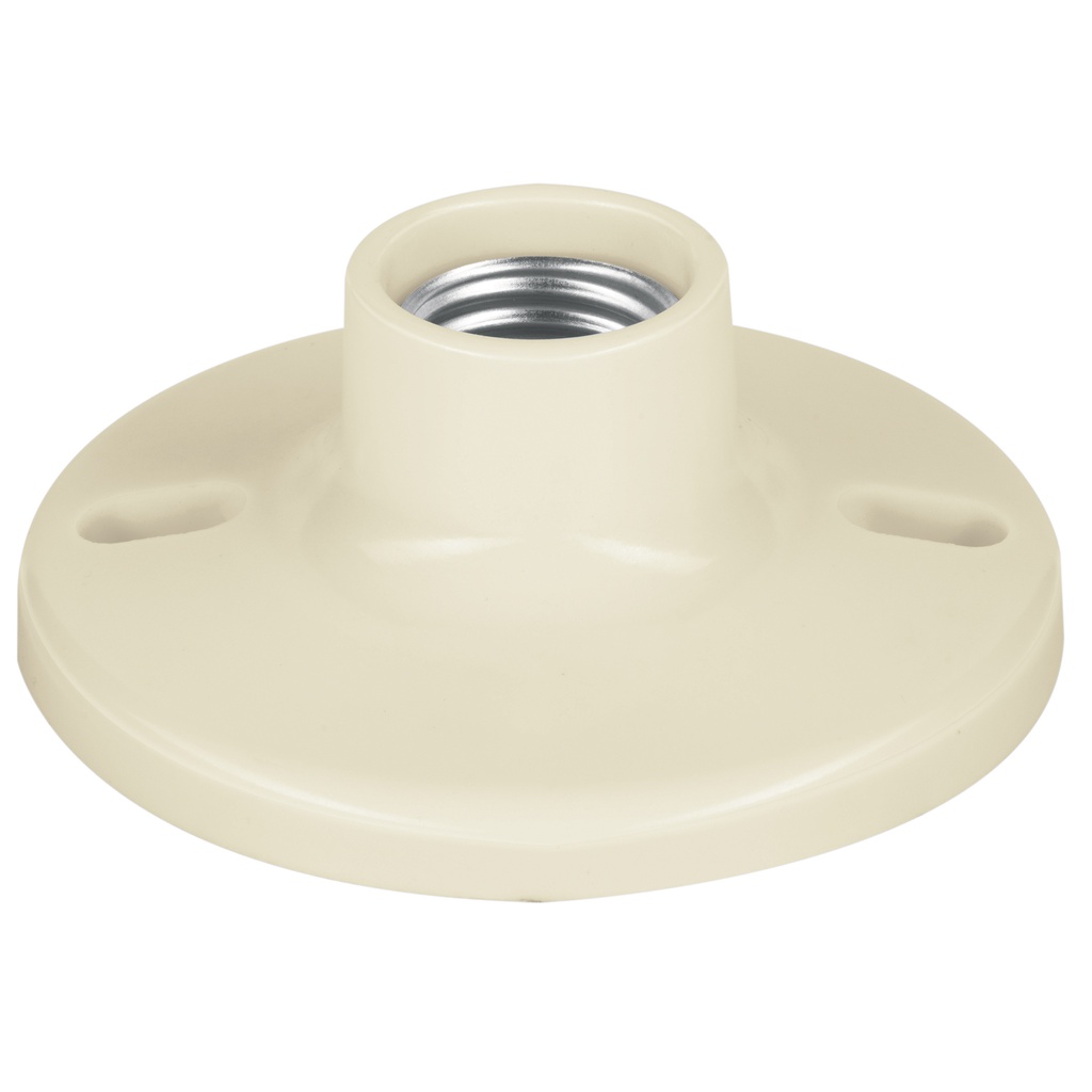 SOCATE DE BAQUELITA TIPO PLAFON ROSCA E-27 DE 4 1/2" REF. 46520 MARCA VOLTECK