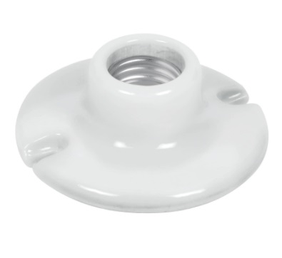 SOCATE DE PORCELANA E27 CIRCULAR 3 1/2 MOD. POPO-15 REF. 46523 MARCA VOLTECK