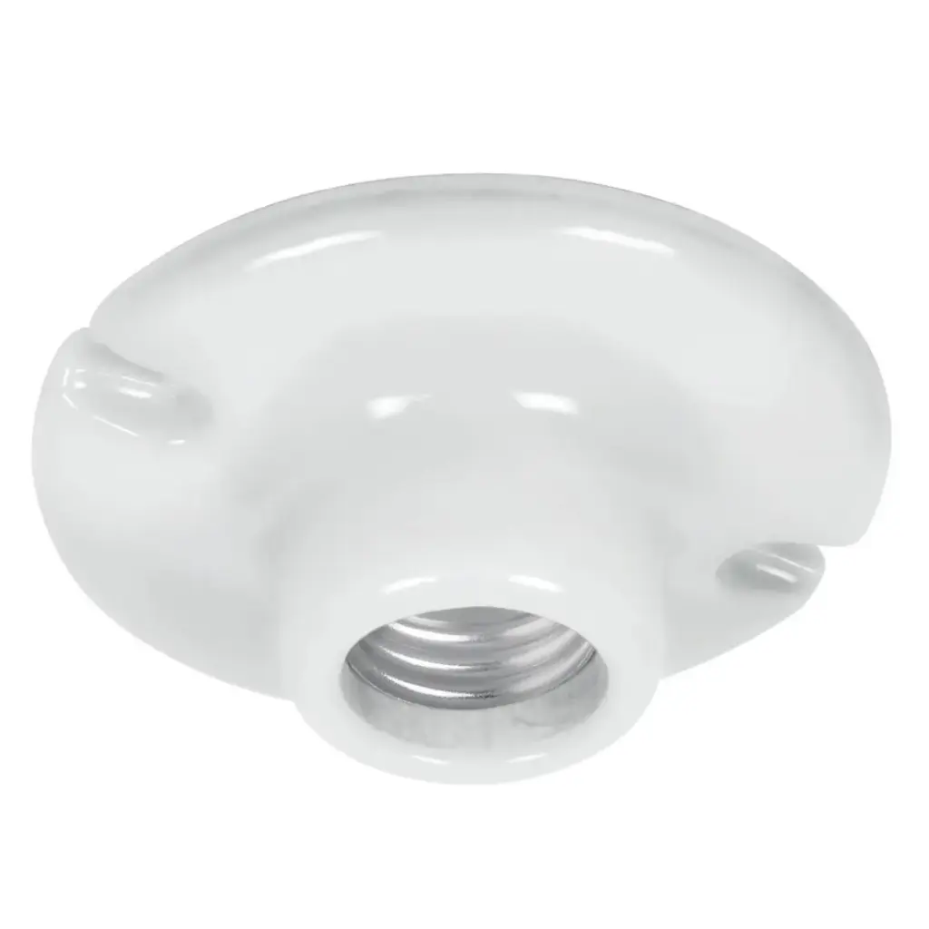 SOCATE DE PORCELANA E27 CIRCULAR 3 1/2 MOD. POPO-15 REF. 46523 MARCA VOLTECK