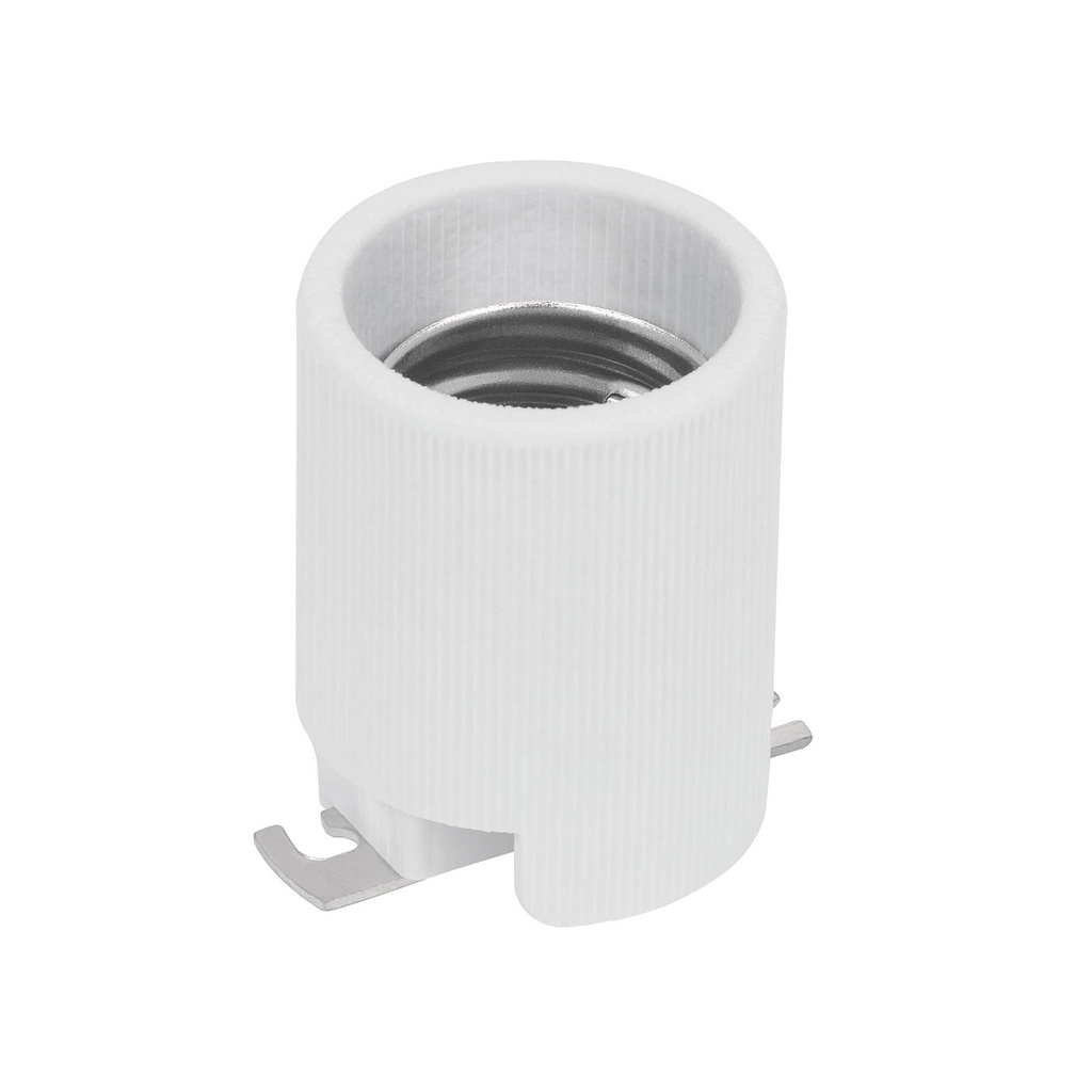 SOCATE DE PORCELANA E40 CON BASE ATORNILLABLE MOD. POPO-19 REF. 46527 MARCA VOLTECK