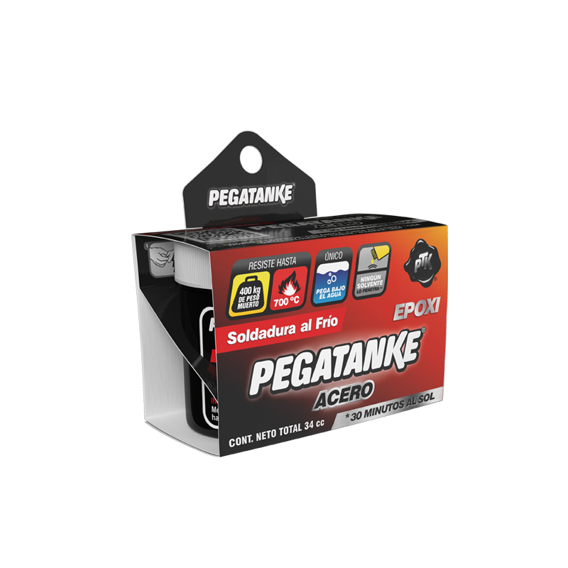SOLDADURA EPOXICA AL FRIO ACERO PEGATANKE 44 CC SOLD + CATALIZADOR REF. 301103 MARCA PEGATANKE