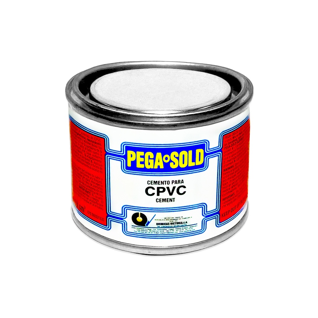 SOLDADURA / PEGA PARA CPVC DE 1/32 DE GL / 118 CM3 (AGUA CALIENTE) REF.7592203310510 MARCA PEGA SOLD