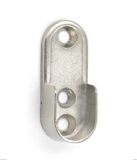 SOPORTE LATERAL PARA TUBO OVALADO DE CLOSET ( 14 MM ) REF. TUB.03.01 MARCA BARI