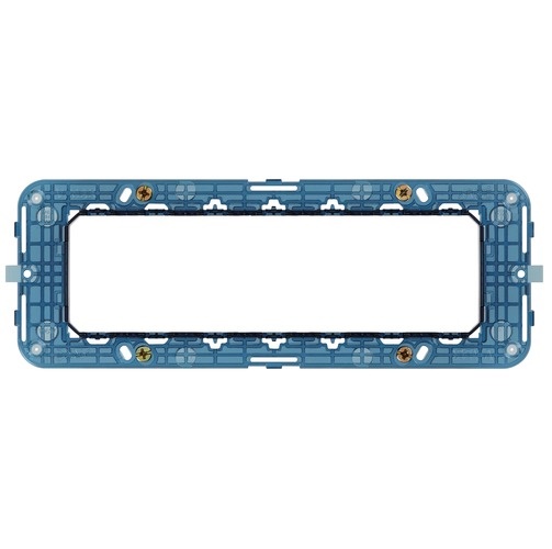 SOPORTE 7 MODULOS SERIE ARKE REF. 19617 COLOR AZUL MARCA VIMAR