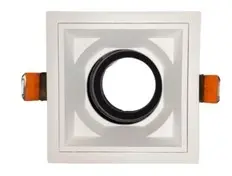 LAMPARA SPOT CUADRADO 89 X 82 X 3000K OSRAM 3W 110V REF: LUM-1369-W C/BLANCO MATE MARCA LUMIND