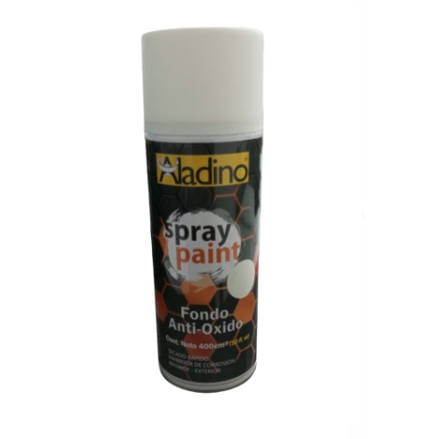 FONDO ANTIOXIDO SPRAY COLOR BLANCO MATE DE 400 CM³ REF. SP38 COD 006384 MARCA ALADINO