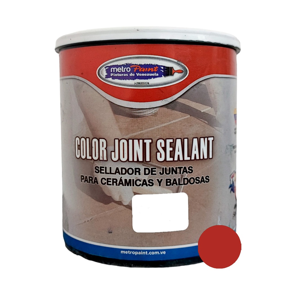 CARATEO / SELLADOR DE JUNTAS P/CERAMICA Y BALDOSA 1KG COLOR TERRACOTA REF.468-008 MARCA METRO PAINT