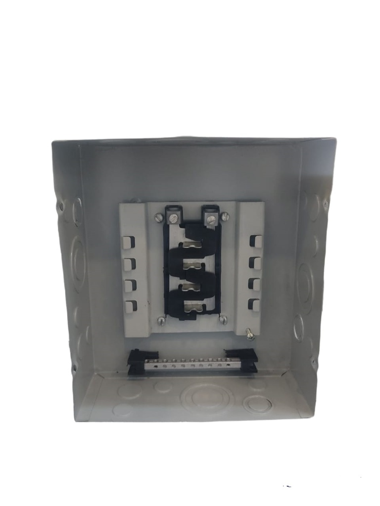 TABLERO RESID. C/PUERTA DE 8 CIRC. BIFASICO BARRA PPAL 125AMP 120 / 240 VOLT REF. TR-8C TAELINCA