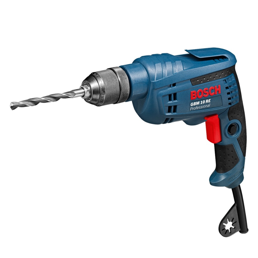 TALADRO PERCUTOR 3/8" 600W 0-2600RPM SIN PERC. CAJA REF. GBM10RE / 865700 / 738231 MARCA BOSCH