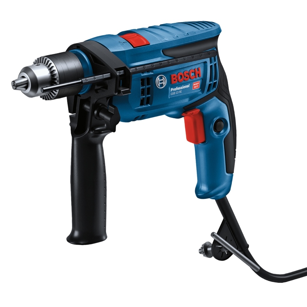 TALADRO PERCUTOR 1/2" 750 W V.V.R 3800 RPM + EXTRA ( 23 ACC.) REF.GSB13RE / 865685 / 629742 BOSCH