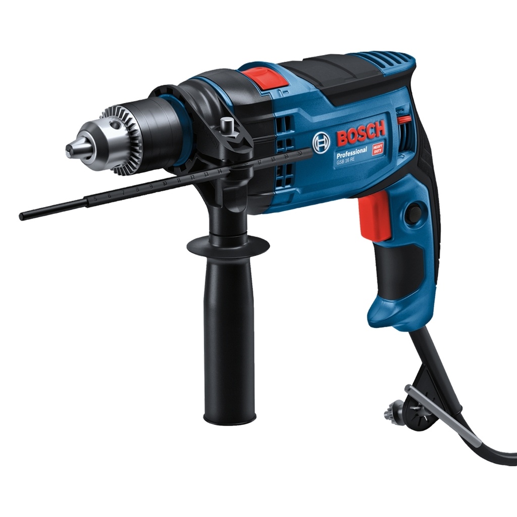 TALADRO PERCUTOR 1/2" 750 W V.V.R 3250 RPM REF. GSB 16 RE / 865692 / 629810 MARCA BOSCH