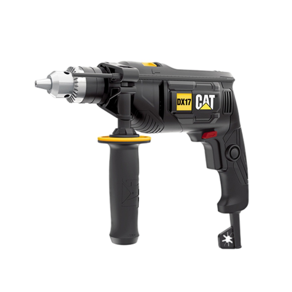 TALADRO PERCUTOR 750 W 13 MM 110 - 127 V 50/60 HZ REVERSIBLE VELOCIDAD VARIABLE REF. DX17U MARCA CAT