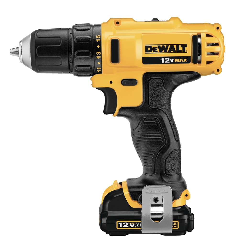 TALADRO / DESTORN INALAMBRICO / LITIO 3/8" 12V LED 2 BAT. REF. DCD710S2 MARCA DEWALT