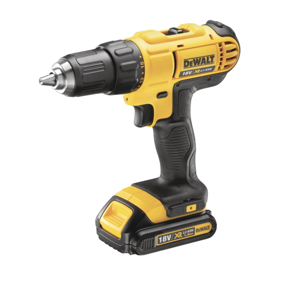 TALADRO ATORNILLADOR 1/2" INALAMBRICO 20 V C/BATERIA (BOLSO+2 BAT+CARG) REF. DCD771C2 MARCA DEWALT
