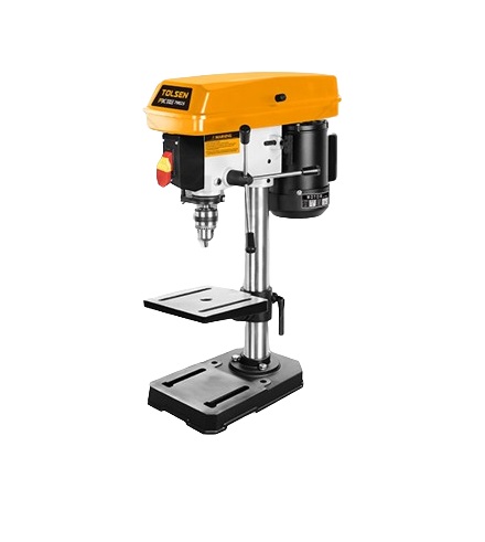 TALADRO DE PEDESTAL 350W 3 A 110V 60 HZ 620-2620 RPM MESA 160X160MM REF. 79825 MARCA TOLSEN