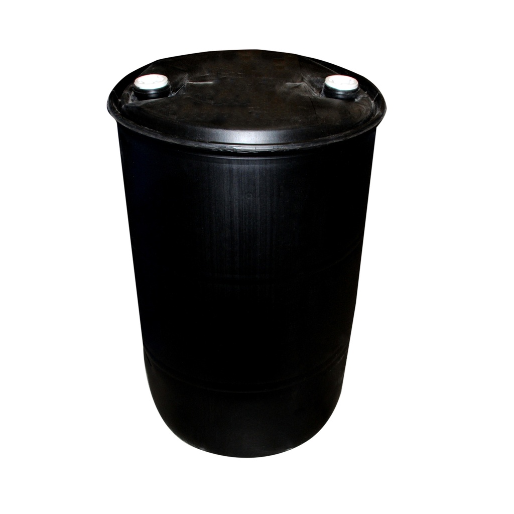 TAMBOR MULTIPROPOSITO CON CAP. 208 LTS NEGRO CON 02 DOS TAPON DE ROSCA REF. L-RING MARCA CHEMICAL