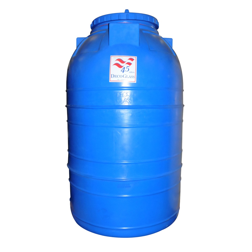 TANQUE DE AGUA CAP. 6500 LTS SUPER LIDER AEREO (2.27 X 1.83 MTS) AZUL REF. TPE 6500 MARCA DECO GLASS