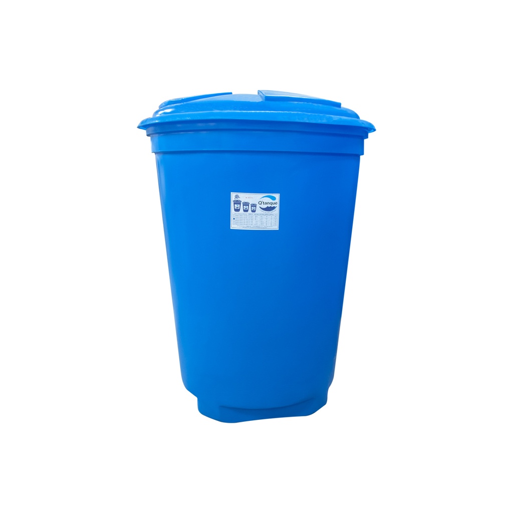TANQUE CONICO LISO 1000 LTS COLOR AZUL OSCURO MARCA Q TANQUE