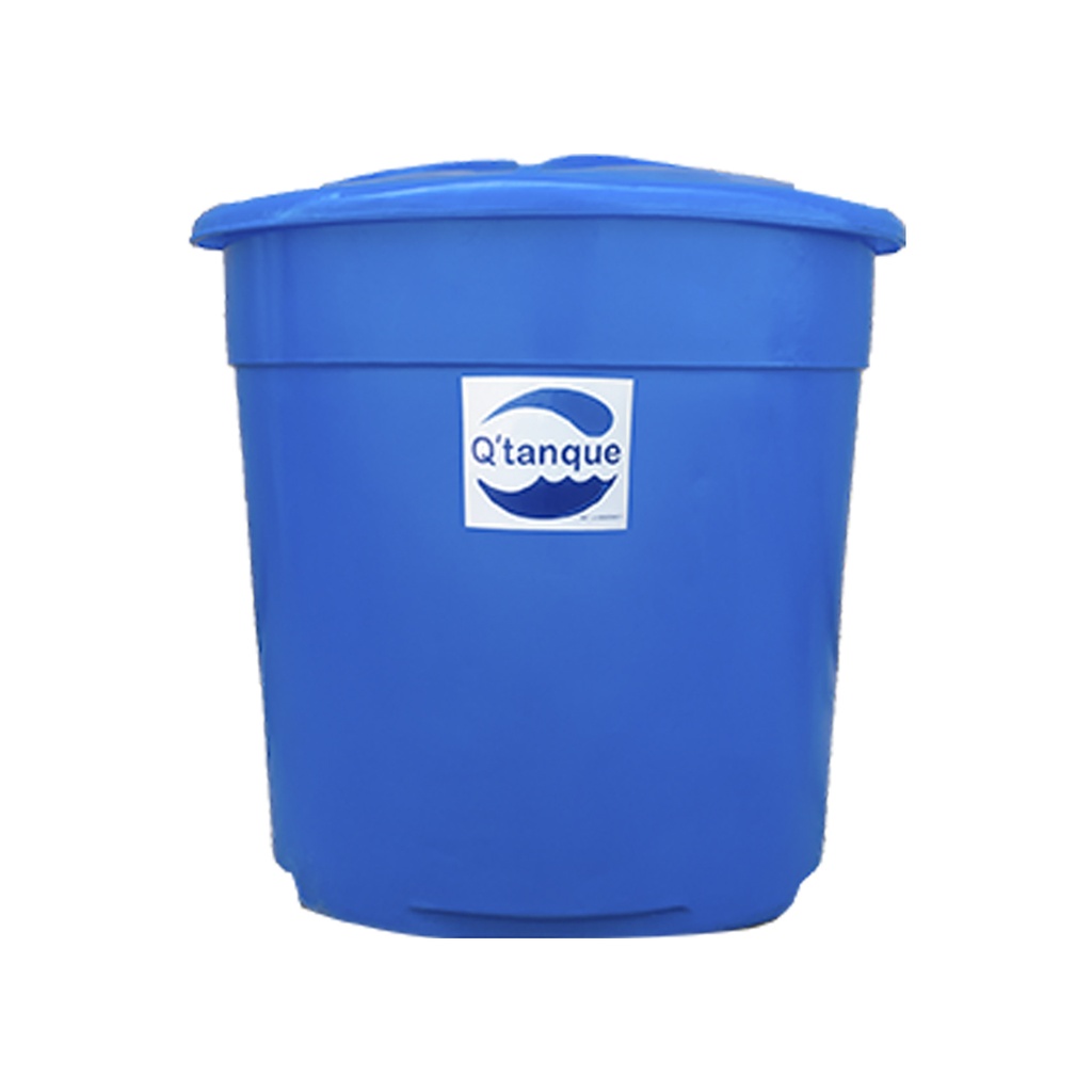 TANQUE CONICO LISO 2500 LTS COLOR AZUL OSCURO MARCA Q TANQUE