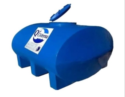 TANQUE HORIZONTAL REFORZADO AZUL 4500 LTS REF. THL-4500-64 MARCA Q TANQUE