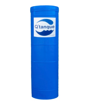 TANQUE CILINDRICO LISO 700 LTS COLOR AZUL MARCA Q TANQUE