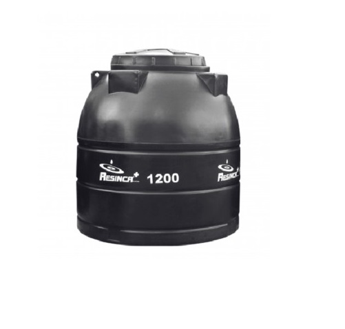 TANQUE BIODIGESTOR 1200 LTS COLOR NEGRO MARCA RESINCA