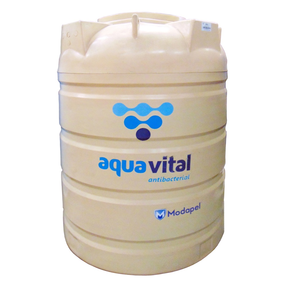 TANQUE DE AGUA CAP.1.500 LTS MOD. AQUA VITAL ANTIBACTERIAL CUATRO CAPAS (1.58X1.18MTS) MARCA RESINCA