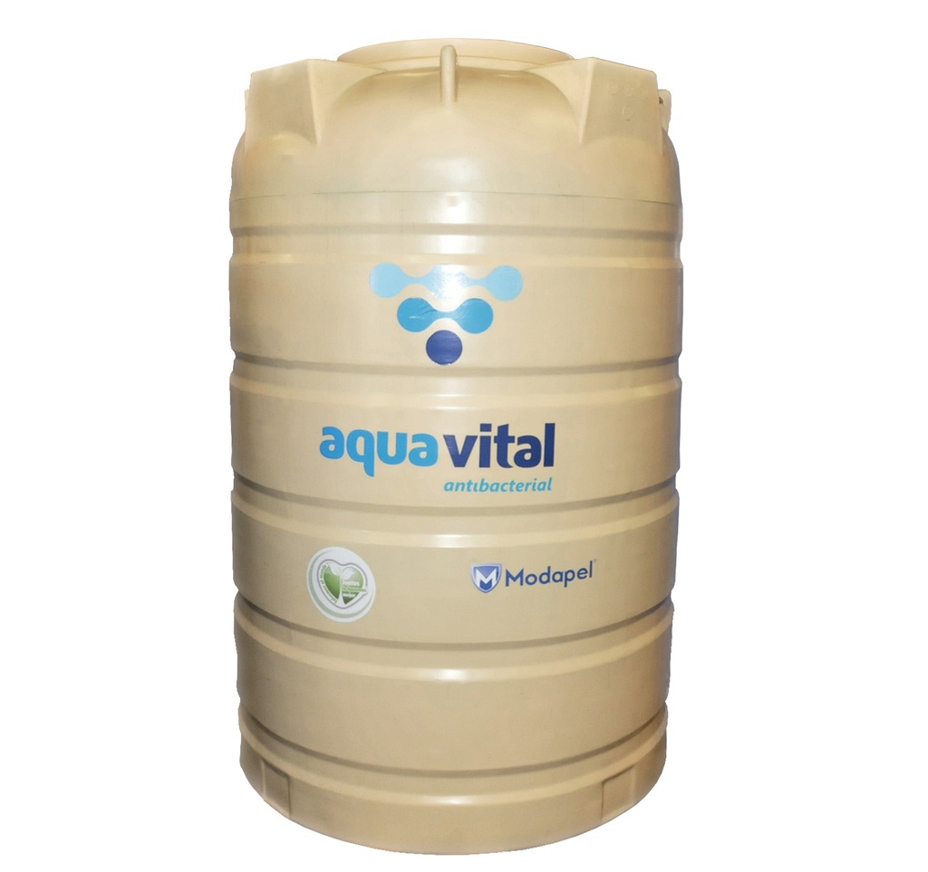 TANQUE DE AGUA CAP. 2.000 LTS MOD. AQUA VITAL ANTIBACTERIAL CUATRO CAPAS (2 X1.98 MTS) MARCA RESINCA
