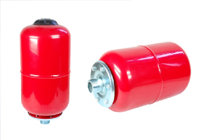 PULMON / TANQUE PARA HIDRONEUMATICO 5 LT ROSCA MACHO 1" COLOR ROJO REF. TNKS-05 MARCA SEMILIC