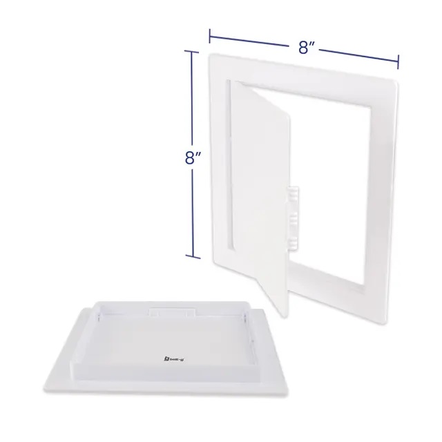 TAPA REGISTRO / BOCA DE VISITA PLASTICA PARED 8" X 8" REF. GRI-1197 MARCA BELT-G