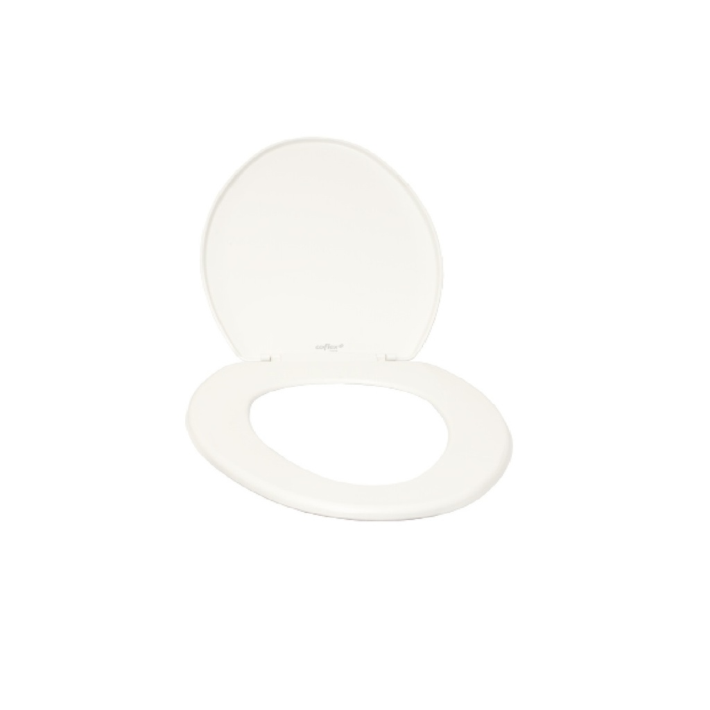 TAPA ASIENTO PARA WC ELONGADO BLANCO LINEA CLASICA REF. CH-A202 MARCA COFLEX